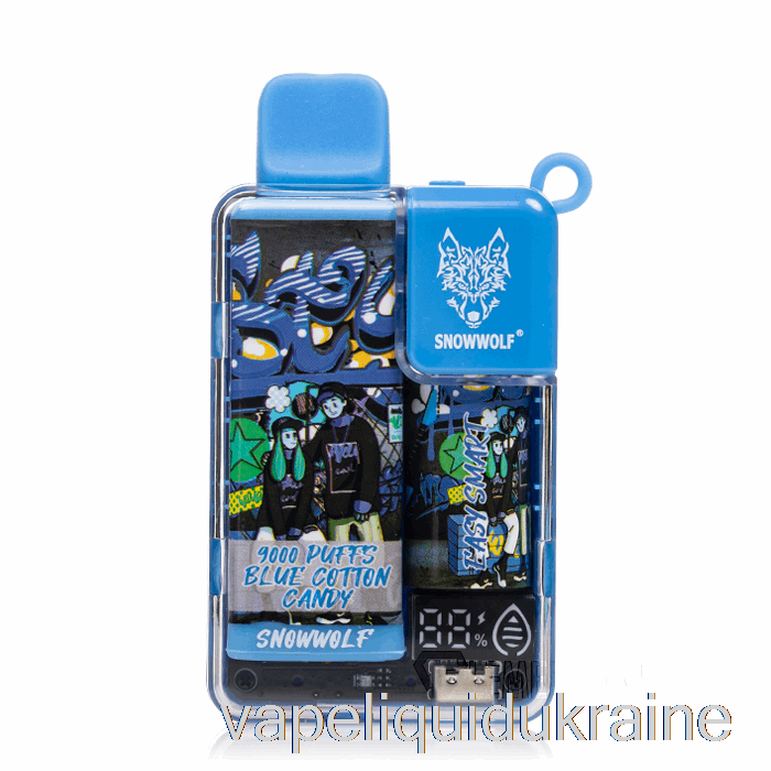 Vape Ukraine Snowwolf Easy Smart EA9000 Disposable Blue Cotton Candy
